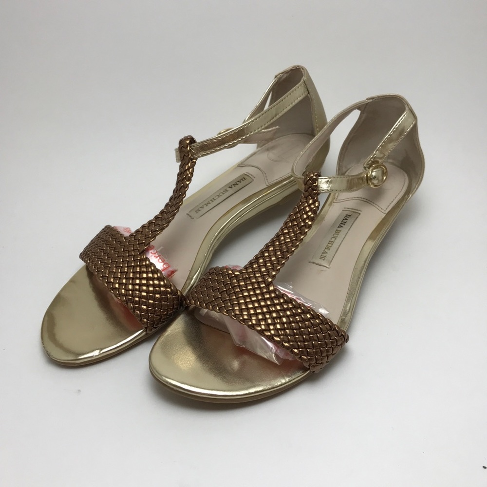 Dana Buchman Gold Sandals